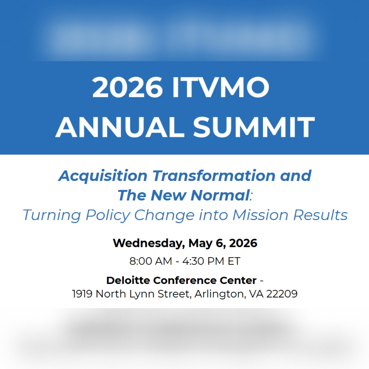 ACT-IAC: ITVMO Annual Summit