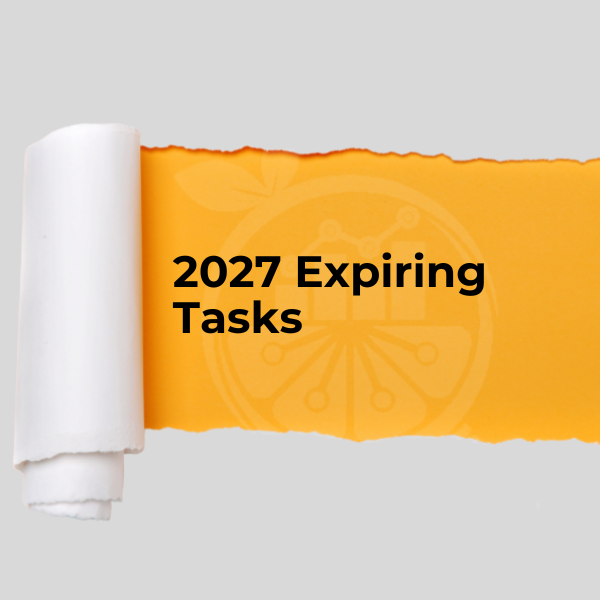 2027 Expiring Tasks