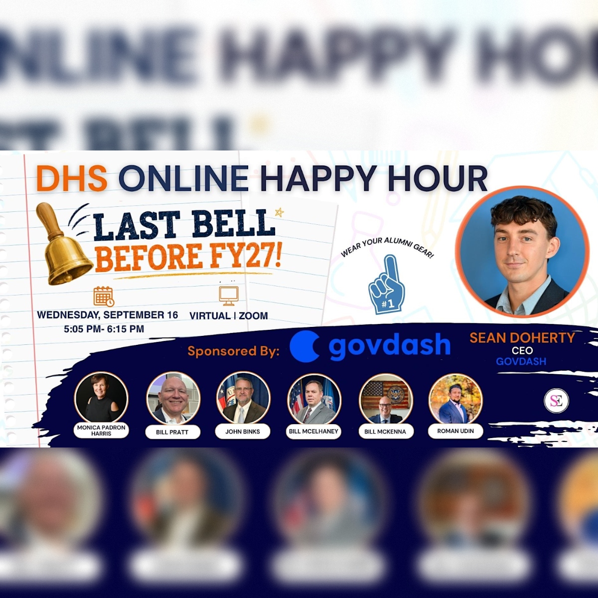 Shelley's Events: DHS Online Happy Hour - Sponsored by GovDash